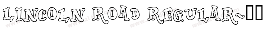 Lincoln Road Regular字体转换